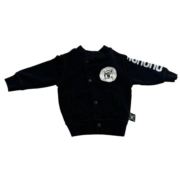 Nununu Solid Cardigan in Black - Picture 2 of 3